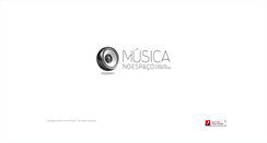 Desktop Screenshot of musicanoespaco.com